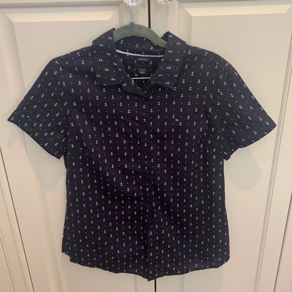 Short sleeve anchor top